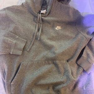 Nike Light Gray Pullover Hoodie
